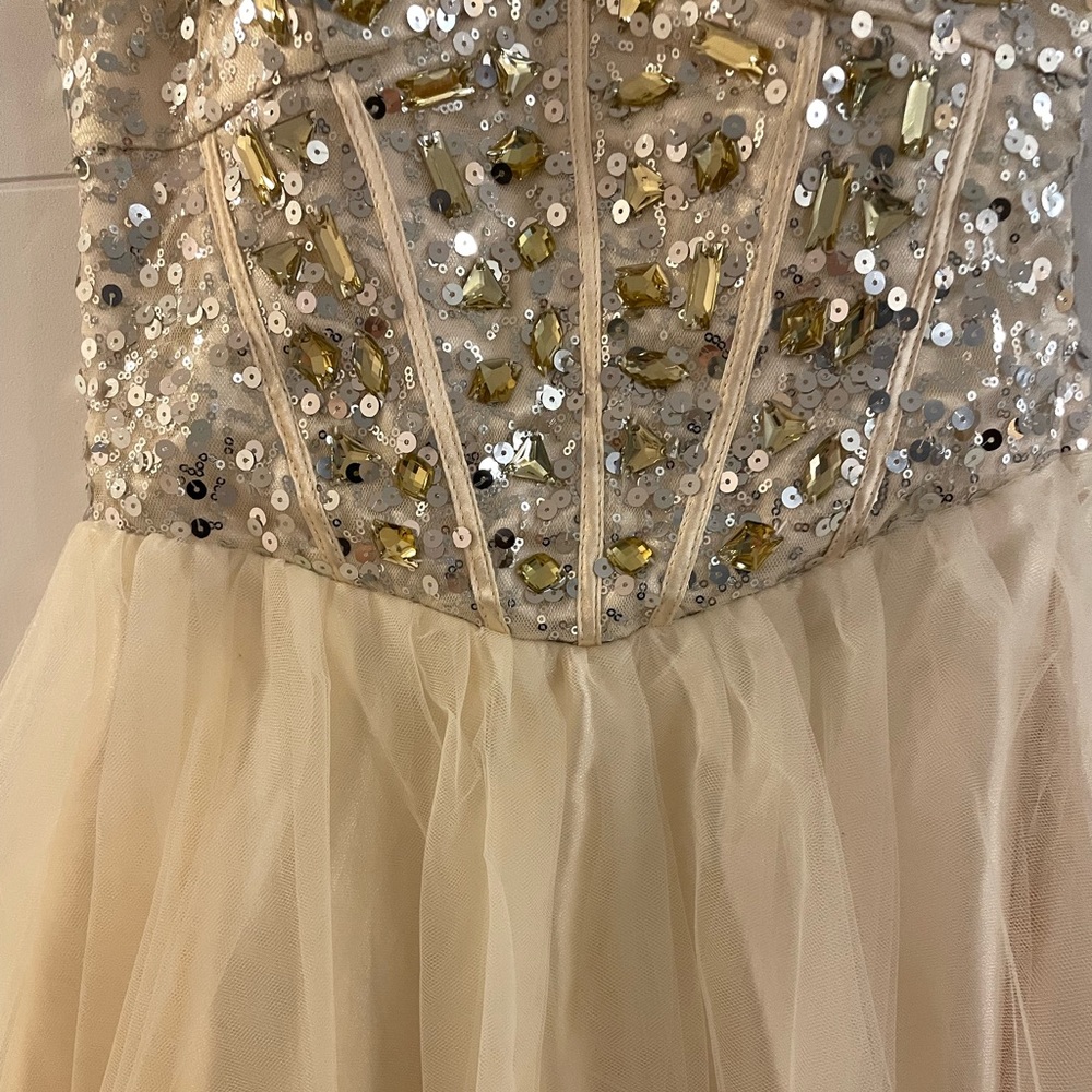 Gold Prom Dress - Picture 2 of 5